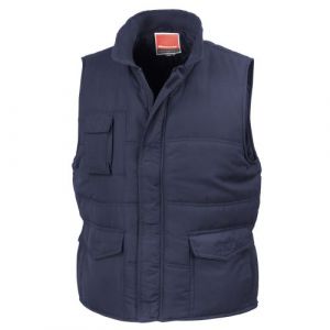 Result Veste sans manches rembourrée coupe-vent - Homme (L) (Bleu marine) - UTBC939