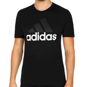 Image de Adidas Essentials T-Shirt Homme, Black, FR : L (Taille Fabricant : L)