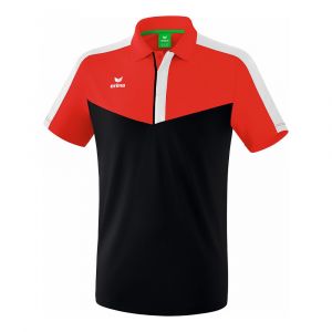 Erima Squad Sport Polo Homme Rouge/Noir/Blanc FR: 2XL (Taille Fabricant: XXL)