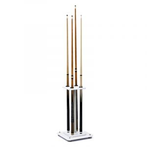 Image de Prix Porte Queues de Billard 4 Emplacements 54cm Blanc