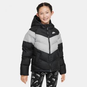 Nike Doudoune - K Nsw Synfl Hd Jkt - Noir Enfant 6ANS