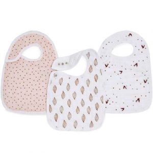 Aden + Anais Lot de 3 Bavoirs Classiques - Dahlias