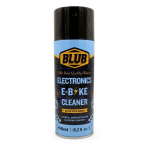 BLUB Spray Nettoyant pour Composants Électroniques 450ml | Nettoyeur Électronique pour Vélo Électrique | Nettoyant Contact Vélo Électrique | BLUB Nettoyant pour E-Bikes