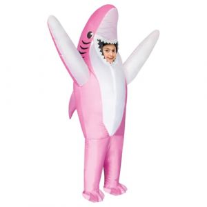 Original Cup Déguisement Costume Gonflable Requin Rose Enfant