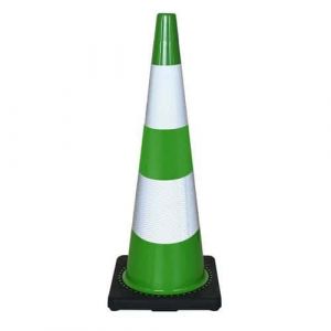 Viso Cône de sécurité, Vert, Hauteur de 90 cm (Prix pour 1 )