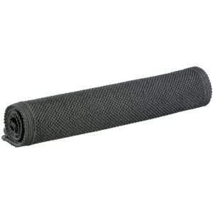 Declikdeco Tapis de bain uni Etia Carbone 70 x 140