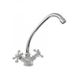Robinet m&eacute;langeur de cuisine Beverly ROUSSEAU Sans douchette Style r&eacute;tro &Eacute;conomie d ea