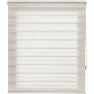 Blindecor Store Enrouleur sur Mesure Nuit et Jour Couleur Lin 180 x 250 cm Dimensions du Tissu 177 x 245 cm
