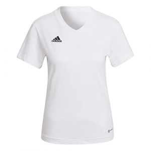 Adidas Femme Ent22 Tee W T SHIRT SHORT SLEEVE, Blanc, L EU