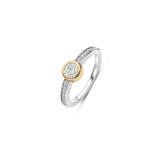 Ti sento Bague femme - 12390ZY Argent 925/1000 Dor&eacute;