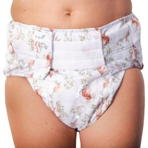 Couche adulte réutilisable avec insert - UNE JOURNÉE EN FORÊT