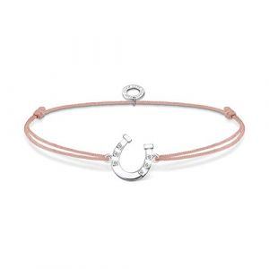 Image de Thomas Sabo Bracelet fer à cheval Argent sterling 925, nylon Gris