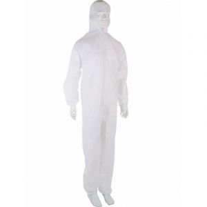 Hanger Combinaison jetable à usage unique polypropylène non tissée blanche txl - 0A7775 - Blanc