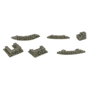 Faller Modélisme HO : Accessoires décor : Sacs de sable militaires