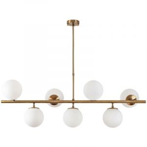 Cotecosy Lustre Fazli doré - 113x40x46-85 cm