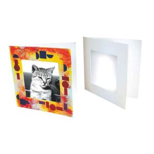 Image de Gribouill'Art Cadres photo en carton blanc - lot de 10