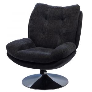 Amadeus Fauteuil Magnum Noir Chrome