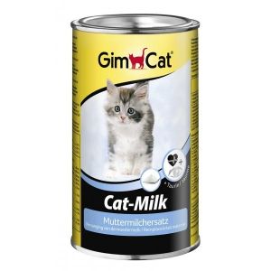 Image de GimPet GimCat Cat-Milk – Lait pour chats riche en vitamines et en nutriments, en substitution du lait maternel pour chats – Avec taurine et calcium – 1 boîte