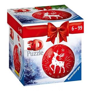 Ravensburger Puzzle 3D - Boule de Noël Rennes