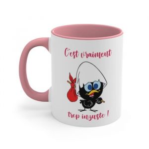 Mug Calim&eacute;ro - Int&eacute;rieur color&eacute; - Id&eacute;e cadeau - Tasse en c&eacute;ramique originale : Color - Pink