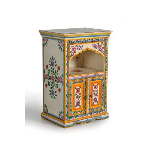 Decoration D ’ Autrefois - Table de chevet Bois Multicolore 48x35x75cm - Multicolore