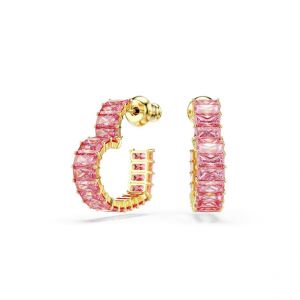 Swarovski Boucles oreilles Matrix Heart - 5706340 Plaqu&eacute; or Rose