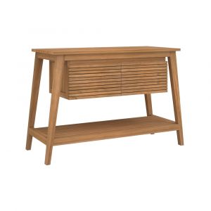 Rendez-vous Déco - Meuble de salle de bain en bois de teck 120 cm - césar