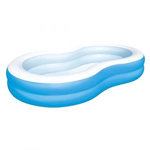 Bestway 54117 Piscine gonflable familiale en huit Big Lagoon De Luxe 262 x 157 x 46 cm