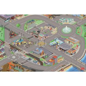 Le Toy Van TV429 - Tapis de jeu Routes et Ville 100 x 150 cm