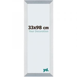 Yd. - Cadre photo 33x98 - Aluminium Brossé - mdf - Mura