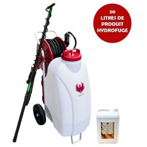 Phoenix Pulv&eacute;risateur &eacute;lectrique GLADIATOR SPRAYER + Perche T&eacute;lescopique 5,4 m&egrave;tres + Produit Hydrofuge 20 L