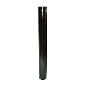 Wolfpack 22011030 Tube vitrifié pour poêle Noir 150 mm