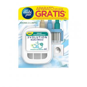 Ambi Pur Désodorisant 3volution + recharge clean 20 ml