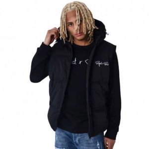 Doudoune sans manches &agrave; capuche Project X Paris