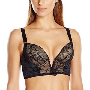 GOSSARD Soutien-gorge bustier Retrolution VIP Noir/Nude - Taille 90B