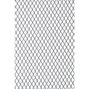 Duval M&eacute;tal d&eacute;ploy&eacute; - mod&egrave;le 480 - 1 x 1 m - &eacute;paisseur 0,8 mm - en aluminium - anodis&eacute; argent