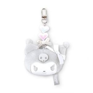 Sanrio Kuromi Plush Heart Beads Bag Charm - 5cm Kuromi - One Size