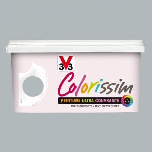 V33 Peinture Multi Supports Colorissim Satin Gris Galet 2 5l