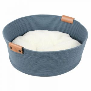 Ebi Panier pour chats Tres - 57 x 57 x 20 cm - Bleu