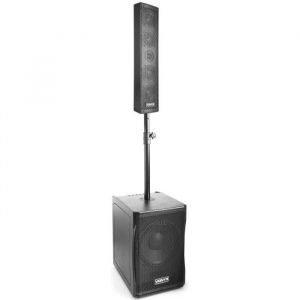 Vonyx VX1200 &ndash; Syst&egrave;me triphonique, caisson de basse 750W, MP3/SD/USB/AUX, avec micro