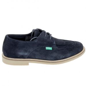 Kickers Derbies Cuir Kick Totaly Bleu - Couleur Bleu - Taille 45