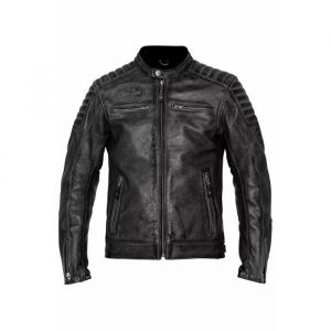 Blouson cuir moto John Doe Storm