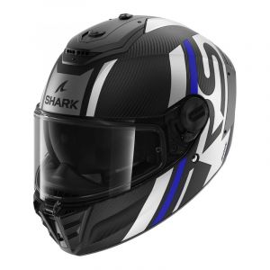 Shark Casque Spartan RS Carbon Shawn Mat Carbone Bleu Argent - Taille S