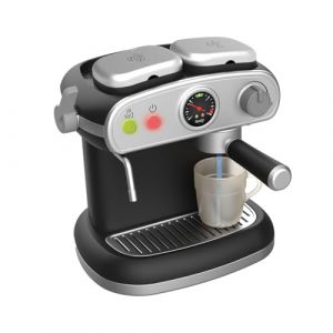 Smoby Machine Expresso - Jouet d'Imitation Réaliste - Sons et Effets Lumineux - 6 Accessoires - Développer la Créativité - Recréer Les Gestes Quotidiens