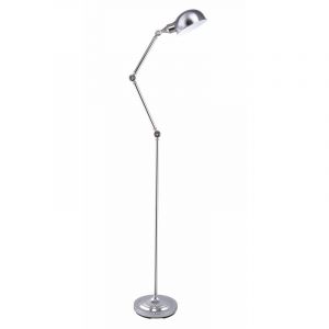 Image de Lampadaire Articulé Métal "Kadina" 156cm Chrome - Paris Prix