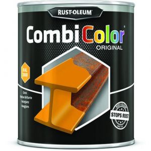 Rustoleum Peinture finition antirouille combicolor supports neufs ou sains alkyde white sipirit brosse/rouleau, pistolet sans air eau très soigné 10 m²/l ancien