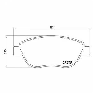 Brembo 4 plaquettes de frein P23119