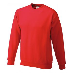 Promodoro Sweat 80-20 Hommes, L, rouge feu