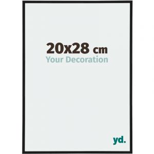 Your Decoration - 20x28 cm - Cadres Photos en Plastique Avec Verre Plexiglas - Excellente Qualité -Noir Mat - Cadre Decoration Murale - Annecy.