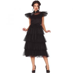 Déguisement Mercredi Eco dance - FIESTAS GUIRCA, S.L. - Femme - Noir - Adulte